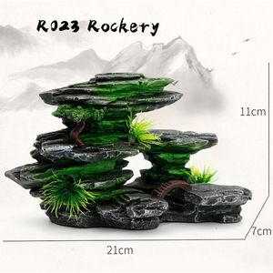 Réservoir de poissons En Pot Plantes Accessoires <span class=keywords><strong>Rocaille</strong></span> Arbres Ornement Décoration D'aquarium - Product Image 3