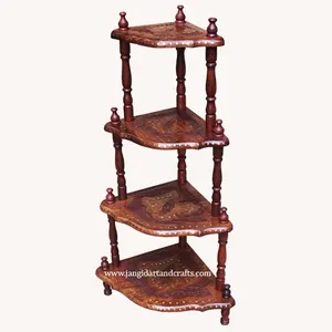 Tùy Chỉnh Hiện Đại Kệ Sách Thiết Kế Bằng Gỗ Hiển Thị Đơn Giản Tay Khắc Góc Tủ Sách Gỗ Thư Viện Kệ Sách Gấp Kệ Sách - Product Image 1