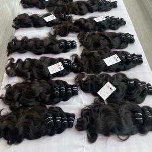 ผู้จำหน่ายผมเวอร์จินเวียดนามแบบขายส่ง ผมบราซิลแบบดิบที่จัดเรียงเกล็ดผมอย่างดี ผู้จำหน่ายต่อผมมนุษย์แบบดิบจากขนมิงค์ - Product Image 2