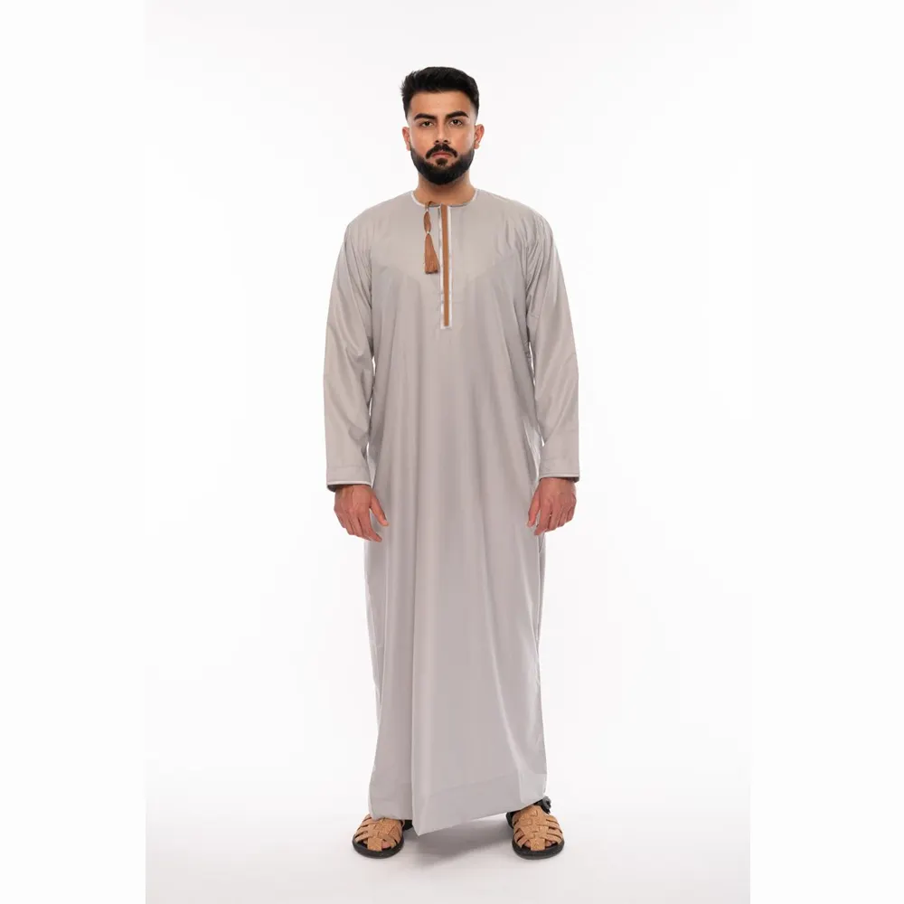Erkekler thobes-farklı müslüman dua abaya-müslüman erkek thobe thoub thaub thawb-özel % 100% pamuk moda erkek
