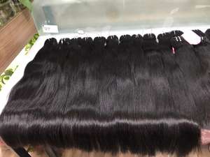 Fabricant du groupe APO, extensions de cheveux vierges Remy, trame de cheveux raides en os teint par vague bouclée - Product Image 6