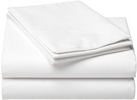 Drap de lit en coton blanc 210 TC, 1 pièce, Satin de coton uni, pour hôtel et maison, Textile d'hôtel, vente en gros