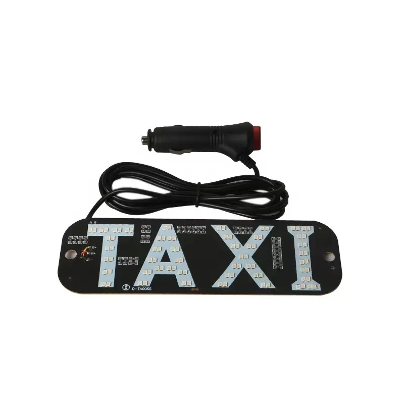 12v led sinal para lâmpada do carro de táxi usb plug an play