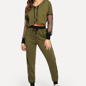 high quality beautiful Women's Running Sports Tracksuit Women's Sportswear Tracksuit - Product Image 1