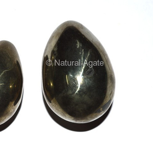 Œufs de pyrite en pierre précieuse en ligne - Product Image 1