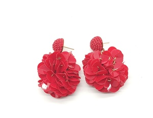 Boucles d'oreilles à paillettes pour fille et femme, 1 épaule, accessoire de mode en or, vente en gros d'usine, 2020 - Product Image 4
