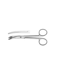 เครื่องมือผ่าตัดเกรดเยอรมันกรรไกร Enucleation โค้ง11.5ซม. สแตนเลส - Product Image 1