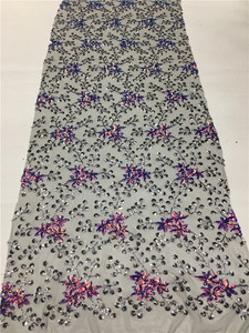 R3572 <strong>UK</strong> Double Color Two Color Elastic Embroidery <strong>Lace</strong> Fabric <strong>White</strong> Green <strong>Lace</strong> Fabric for <strong>Lace</strong> Fabrics 5 Yards - Product Image 2