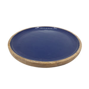 Vente en gros de plats ronds en bois, vaisselle de cuisine Design moderne de haute qualité pour service des aliments, vaisselle fait main - Product Image 4