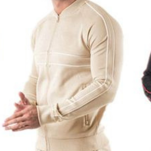 Chándal deportivo personalizado de algodón 100% para hombre, chándal de talla grande, conjuntos de fitness para gimnasio al aire libre, pantalones cortos de invierno transpirables de secado rápido - Product Image 5