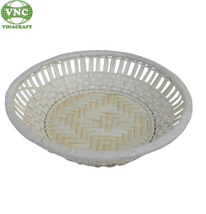 Cesta de almacenamiento de bambú barata, cesta de bambú tejida en Vietnam, cesta de almacenamiento de bambú tejida vietnamita - Product Image 1
