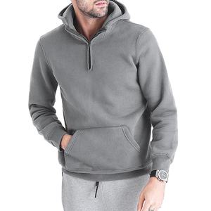 De alta calidad Anti-Pilling cremallera de gran tamaño de los hombres de encargo sudaderas con capucha de los hombres Unisex sudaderas con capucha sudaderas en a granel - Product Image 5