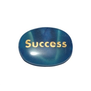 Blue Onyxรูปไข่Successแกะสลักหิน | Healingที่กำหนดเองแกะสลักหิน - Product Image 1