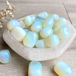 High Quality Polished Opalite Tumbled Stone Natural Semi-Precious Gemstone for Reiki Healing Feng Shui Love Meditation Crafts - Product Image 4