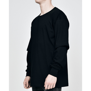 เสื้อยืดผ้าฝ้าย100% สำหรับผู้ชายผู้หญิงและเด็ก,เสื้อยืดคอกลมแขนเต็มชุด - Product Image 4
