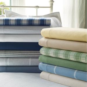 Couettes flanelle tissu pour literie maison fil décoratif teint motif couleur personnalisée 100% coton housse de couette durable - Product Image 5