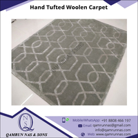 Fournisseur fiable de tapis en laine tufté à la main de haute qualité et durable pour salle à manger, design moderne antidérapant, prix compétitif
