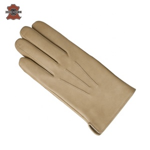 Gants en cuir véritable pour homme, fabriqués sur mesure, chauds et thermiques pour l'hiver, avec écran tactile, pour un usage quotidien - Product Image 6