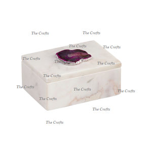 Marvelous Design Marble Jewelry <b>Box</b> For Beauty And Personal Accessories <b>Black</b> Marble Jewelry <b>Box</b> In India - Product Image 2