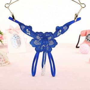 All'ingrosso a buon mercato da donna mutandine di pizzo satinato Sexy mezza Slip <span class=keywords><strong>perizoma</strong></span> con controllo della luce e decorazione del foro - Product Image 4