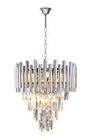 Lustre LED suspendu en cristal K9 au design moderne, produit de luxe, luminaire décoratif d'intérieur, idéal pour une salle à manger