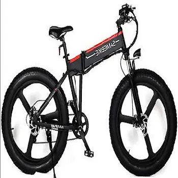 SAMEBIKE X5XD26 yetişkin yağ modeli elektrikli bisiklet 48V 7 26 inç katlanabilir elektrikli bisiklet ile 7S hızları ve 250W güç Shimano Motor