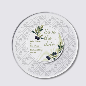 Carte d'invitation de mariage créative en acrylique avec lumière LED pour accessoires de mariage - Product Image 2
