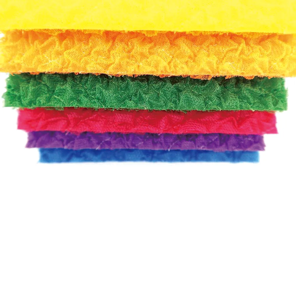 High Quality Non Adhesive Sponge Scourer Crimp Scrubbing Cloth