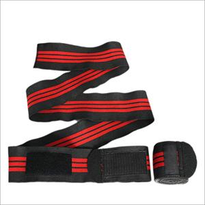 Emballages de genoux avec sangle pour homme et femme, accessoire de musculation, avec crochet et boucle qui soulève les genoux, pour la gymnastique - Product Image 4