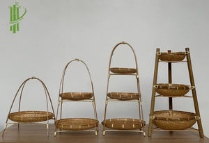 Plateau de service en bambou de haute qualité, plateau à fruits, pour restaurant, plateau de restauration rapide au VIetnam, 2022 - Product Image 6