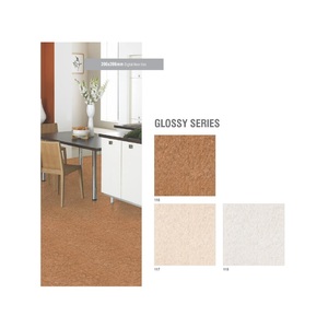 Baldosas de cerámica de color crema y marrón brillante para cocina 40x40cm - Product Image 2