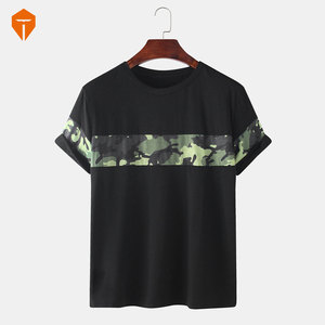 Camisetas con estampado de camuflaje para hombre, camisetas ligeras y transpirables con cuello redondo - Product Image 6