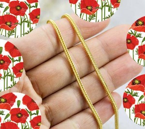 Ensemble de chaînes en laiton plaqué argent et or fait main Welwish pour la fabrication de boucles d'oreilles et de pendentifs HARI OM CREATIONS HRMC6280 - Product Image 1