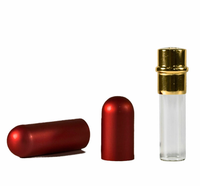 Diffuseur de roseaux en aluminium d'huile essentielle de bouteille d'aromathérapie de 5ml avec la bande de coton