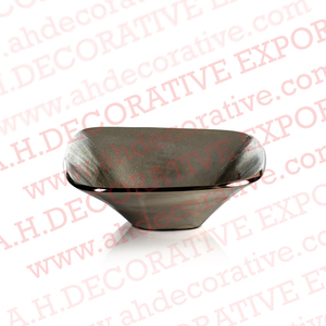 Bol de service décoratif nickelé pour Table décorée en aluminium exclusif, meilleur cadeau pour la maison, centres de Table de salon - Product Image 2