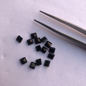 4mm 6mm Natural Black <b>Onyx</b> Square Cut Calibrated Gemstones Wholesale Price Loose Stones for Jewelry Making <b>Necklace</b> Pendant Ring - Product Image 2