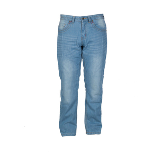 EN17092 Jeans de motard lavés au sable pour hommes Style froissé Broderie à glissière Conception matelassée pour une protection optimale Style pantalon crayon - Product Image 2