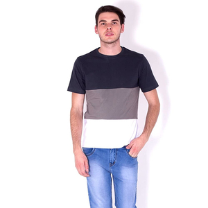 T-shirts pour hommes de couleur personnalisée de haute qualité 100% coton pull o-cou sérigraphie numérique pour garçons - Product Image 3