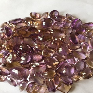 Corte ovalado de piedras preciosas sueltas de ametrina natural de grado AAA con certificado IGI - Product Image 1