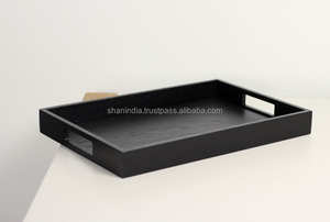 Design de chargeur rectangulaire durable Plateau de service en acacia en bois de manguier fantaisie respectueux de l'environnement pour les mariages de restaurants à domicile-quantité minimale de commande 50pcs - Product Image 6