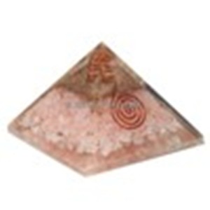 Boutique pour Rose Quartz Spirale D'énergie Pyramide D'orgone | Acheter Rose Quartz Spirale D'énergie Pyramide D'orgone - Product Image 1