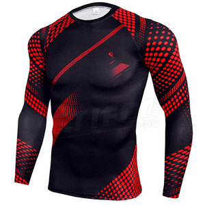 Camiseta protectora de compresión para hombre, para gimnasio, Yoga, Fitness, correr - Product Image 1