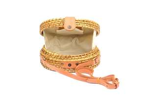 Bolso de Mano de Ratán para Mujer BaoMinh con Detalle de Mimbre y Forro de Algodón, Cierre de Solapa - Product Image 3