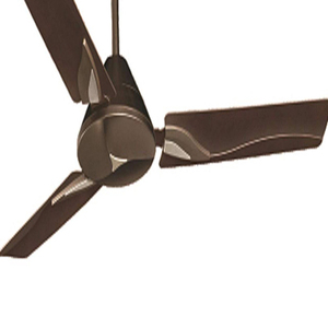 REVE Ventilateur de plafond électrique moderne à LED 1200 mm en métal noir argenté durable pour usage domestique et extérieur Garantie 1 an - Product Image 3