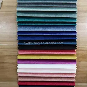 High Quality 100% Polyester Multi-colors Baby Face Holland Velvet Fabric Sofa Fabric Material for Home and Office