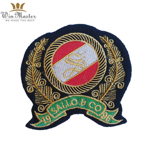 Insignia de gorra de tela bordada brasileña ceremonial - Product Image 2