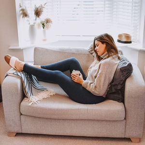 เลกกิ้งผ้าชีฟองระบายอากาศผ้าฝ้าย100% ขนาดเล็กลำลองสำหรับผู้หญิง, เลกกิ้งลำลองแขนสายเดี่ยวซักได้สีธรรมชาติ - Product Image 6