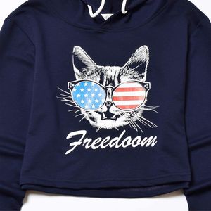 เสื้อครอปสตรีทเสื้อมีฮู้ดแฟชั่นสำหรับผู้หญิงพิมพ์ลายซับลิเมชันดีไซน์ใหม่ - Product Image 4