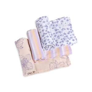 Couvertures à langer en mousseline de coton, couvertures douces pour bébé - Product Image 1