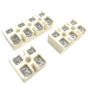 Bloque de terminales de cerámica, TC-6453B, 45A, 3 vías - Product Image 1